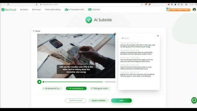 The Best Free Online AI Subtitle Generator - RecCloud смотреть онлайн