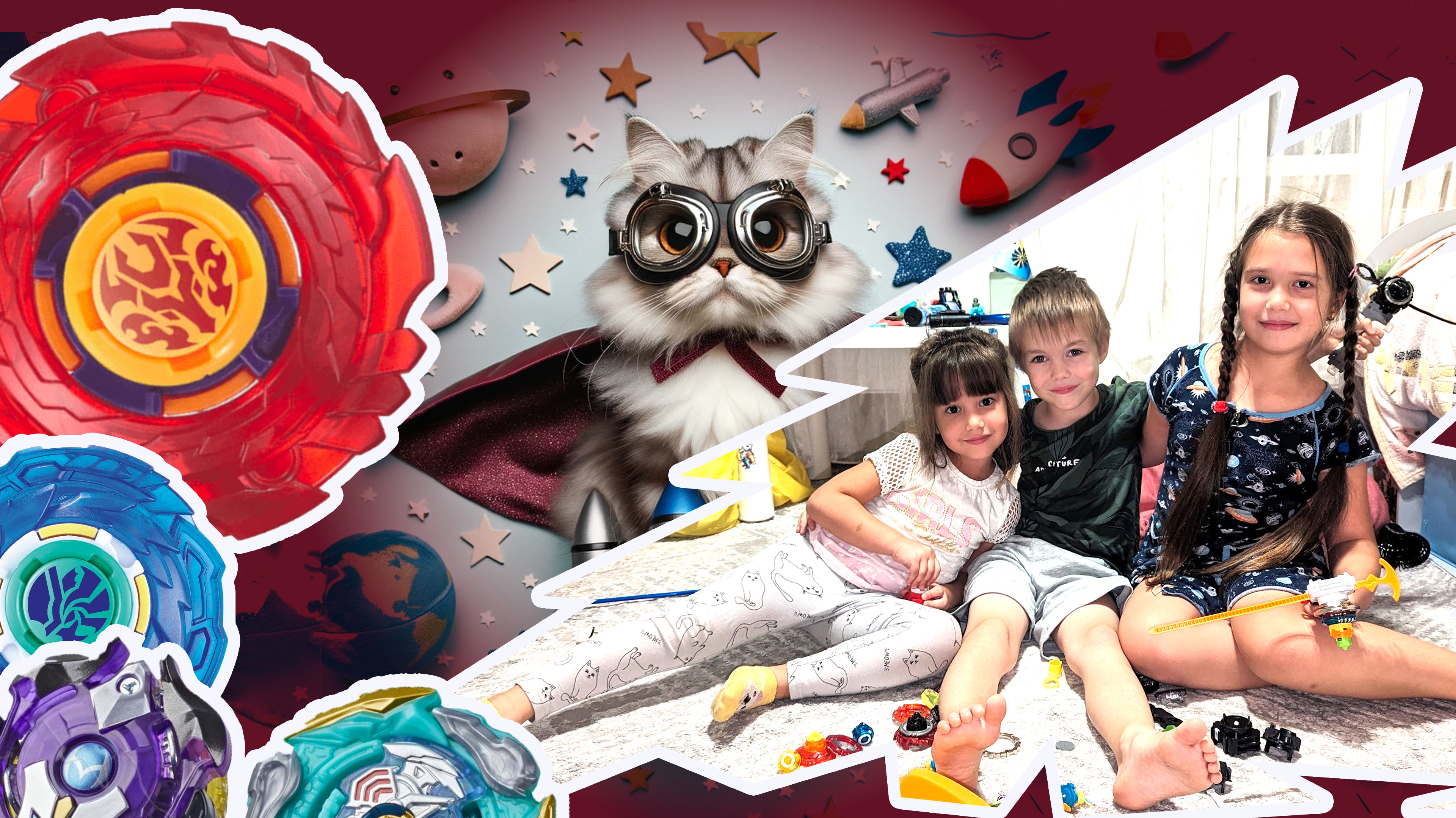 Разрушительные котики  - обзор волчков. Infinity Nado, Biblade, Split, Noob, и других