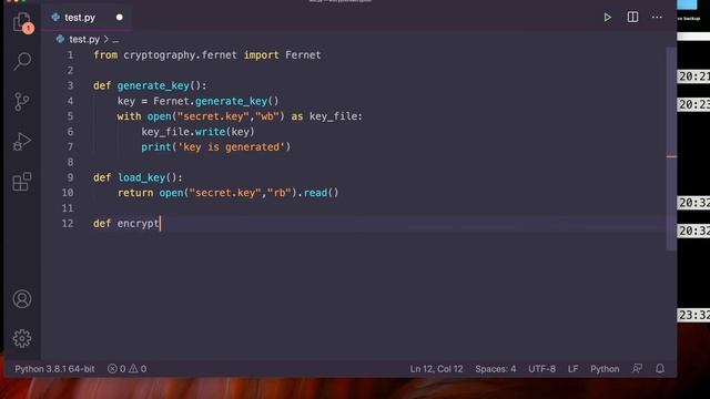How to encrypt and decrypt data using Cryptography Library Python смотреть онлайн
