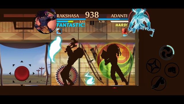 Shadow Fight 2 RAKSHASA VS ADANTI смотреть онлайн