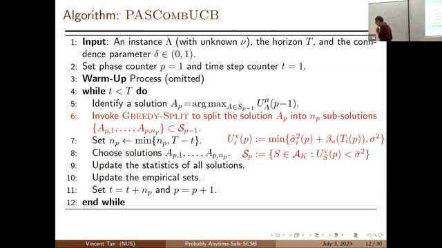 Probably Anytime-Safe Stochastic Combinatorial Semi-Bandits | Prof. Vincent Y. F. Tan смотреть онлайн