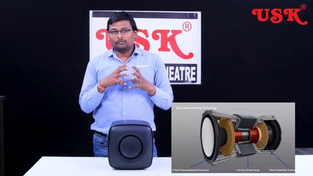 UNBOXING The Big Smallest Football Subwoofer KEF KC 62 Telugu  || USK HOME THEATRES ||