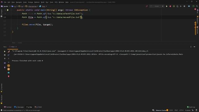 JavaFileIO Files Class смотреть онлайн