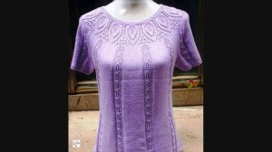 Круглая кокетка спицами в вязаных изделиях | Вдохновляемся идеями вязания на весну 2021!