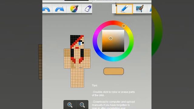 Создаём скин в Minecraft Kate Clapp смотреть онлайн