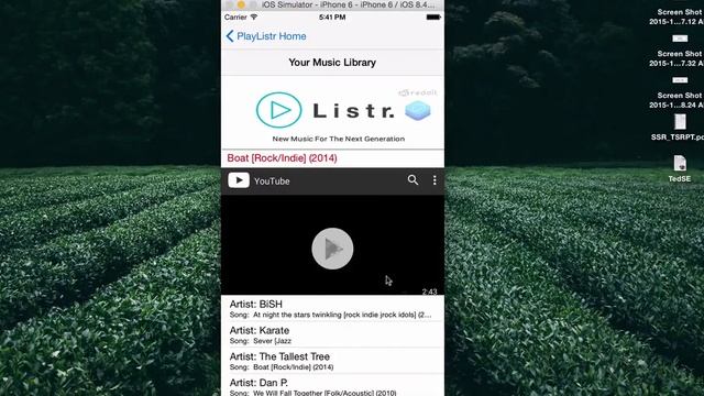 iOS Prototype Application [Reddit jSON Music Aggregation App] смотреть онлайн