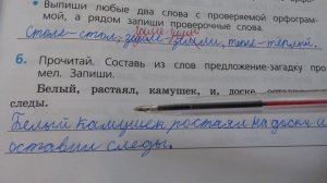 Проверяю проверочные работы по русскому языку 2 класс #2