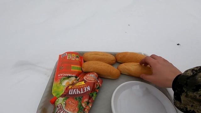 Приготовление хот-догов на рыбалке! Самый простой способ. смотреть онлайн