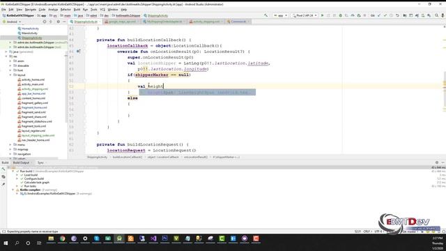Kotlin Android Tutorial - New Eat It part 53 Add Google Maps for Shipper смотреть онлайн