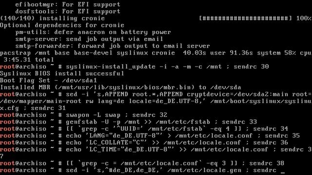Scripted installation of Arch Linux inside VirtualBox VM смотреть онлайн