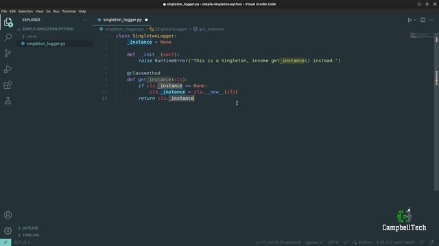 Mastering the Singleton Design Pattern in Python смотреть онлайн