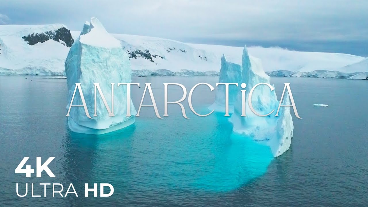 Antarctica Amazing Beautiful Nature Meditation Relaxing Music _ 4k Relaxation Film