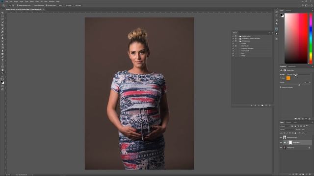 Changing grey backdrops in Photoshop cc using Topaz Remask 5 смотреть онлайн
