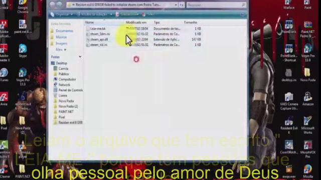 Como tirar o Error failed to initialize steam do Resident Evil 6 смотреть онлайн