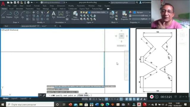 AUTOCAD PARA INICIANTES: FUNÇÃO POLAR (parte 01) смотреть онлайн