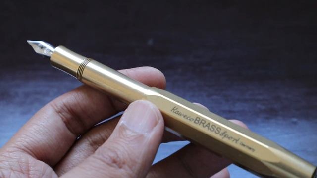 Kaweco Brass Sport Fountain Pen (F) смотреть онлайн