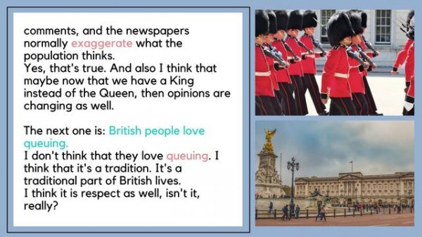 B1/B2 Intermediate English listening practice 🇬🇧 English Conversation about British Stereotypes