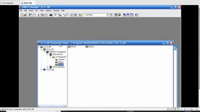 SIEMENS S7-400H | Redundant CPU | Standby CPU410-5h Error Search Mode
