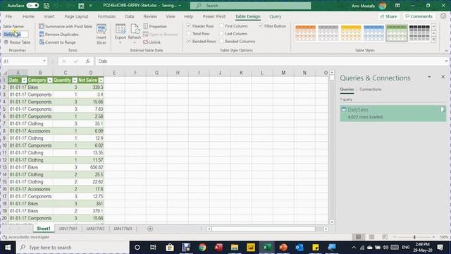 PQB14: Power Query Basics - Excel.CurrentWorkbook() to extract data & Group by to Summarize data смотреть онлайн
