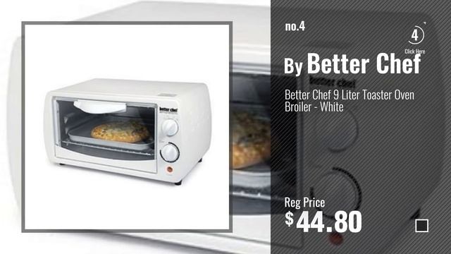 Top 10 Better Chef Ovens & Toasters [2018]: 0.32 Cubic Foot Toaster Oven Broiler Color: White by смотреть онлайн