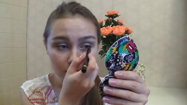 ♥ БЫСТРЫЙ макияж на лето ♥ Smoky eyes make up tutorial смотреть онлайн