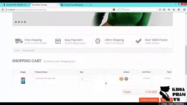 Lập trình Laravel 5.2 Bài 17: Sửa sản phẩm смотреть онлайн