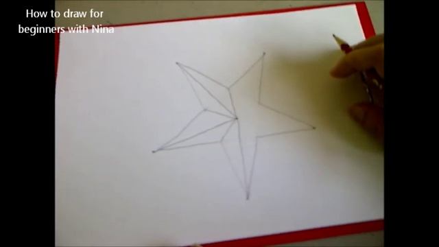 Cómo dibujar una estrella de 5 puntas . Un dibujo para principiantes. Como desenhar estrelas смотреть онлайн