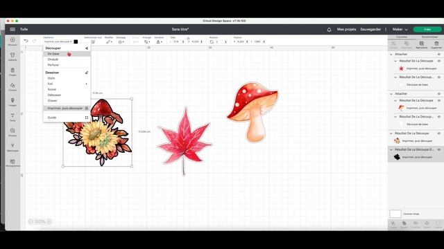 Créer des stickers avec Canva et la Cricut Maker - En Français смотреть онлайн
