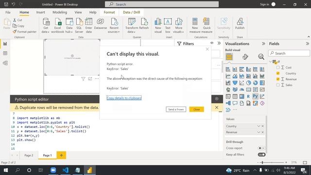 Power BI Python Integration ||Create Visualisation in Power BI || Power BI Training ||NityaCloudtec смотреть онлайн