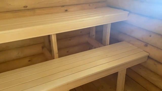 Баня 3х5 самый удачный размер с печью 10 мм. смотреть онлайн