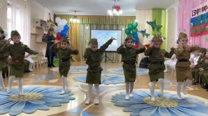 Танец : «Катюша» Тематический праздник к 23 февралю , старшая группа