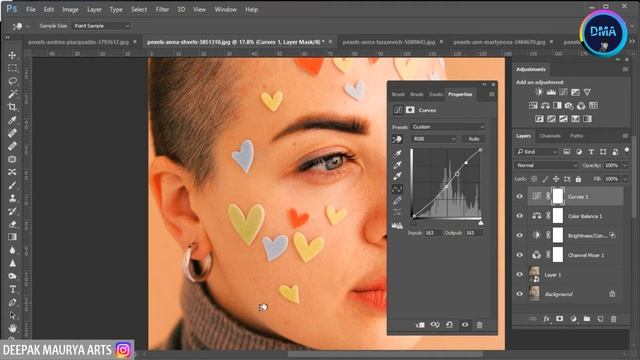 Color Grading in Photoshop #13 II PHOTO EDITING TUTORIAL II DEEPAK MAURYA ARTS II смотреть онлайн