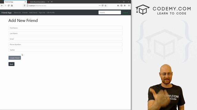 Give Each User A Friends List With Rails Associations - Ruby On Rails Friend List App #8 смотреть онлайн