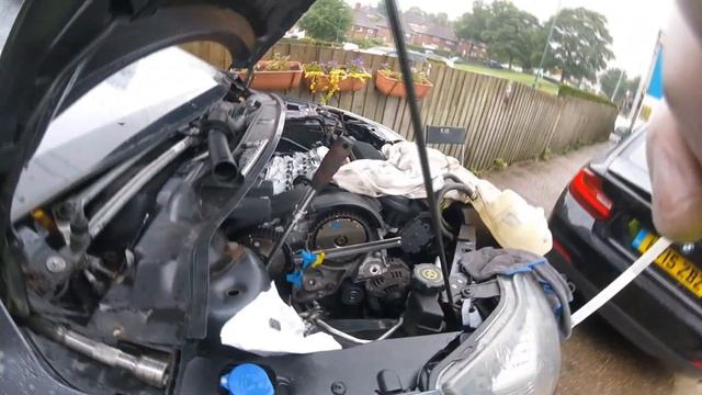 Replacing the timing belt Ford Focus ST 2 5 / Замена ремня ГРМ Ford Focus ST 2 5 смотреть онлайн
