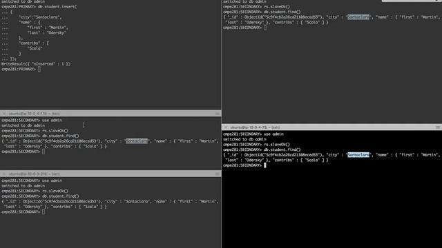 CMPE 281 MongoDB Spring 2019 смотреть онлайн