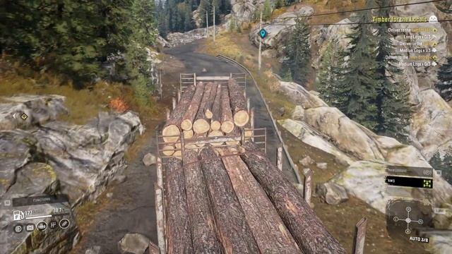 SnowRunner 77 2 Timber for the Locals Deliver to the Farm Medium Logs смотреть онлайн
