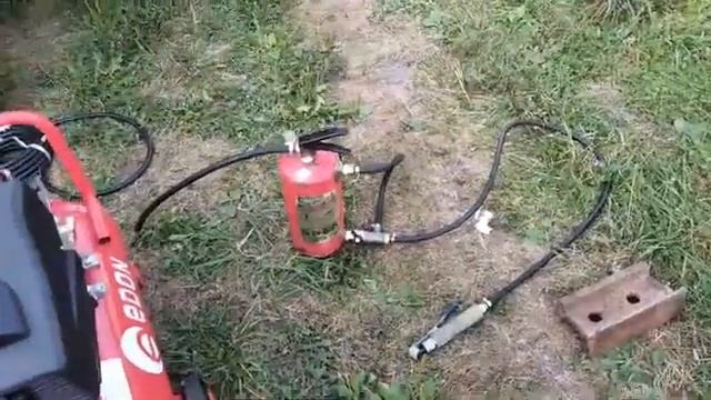 пескоструйный аппарат из огнетушителя