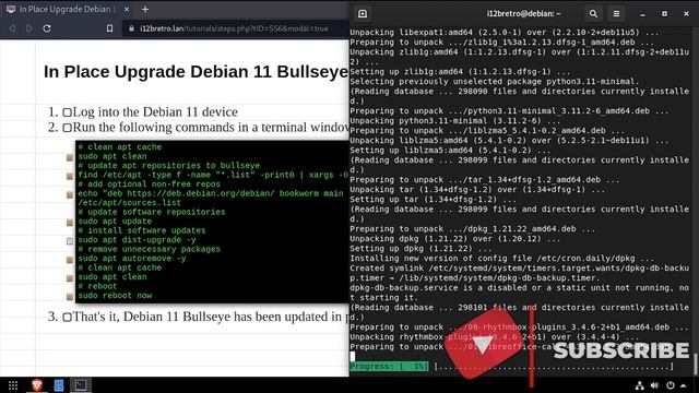 In-Place Upgrade Debian 11 Bullseye to 12 Bookworm смотреть онлайн
