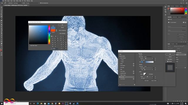 Frost Effect Photoshop Tutorial смотреть онлайн