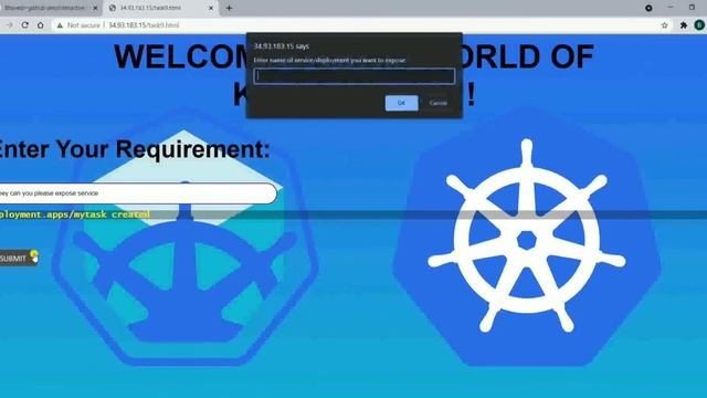 Interactive Kubernetes Web Portal