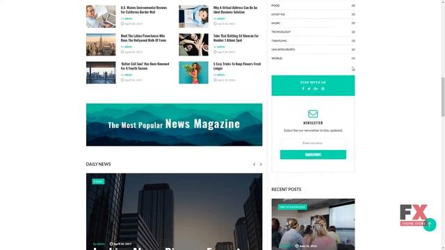NEWSmaker - News & Magazine WordPress Theme TMT | Free Template Hila смотреть онлайн
