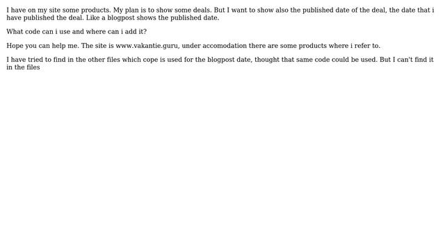 Wordpress: How to add published date in product? смотреть онлайн