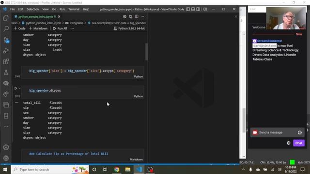 Python/Pandas/Seaborn : Introduction (p1) смотреть онлайн
