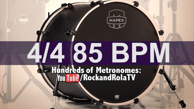 🔴 85 BPM Kick Drum Metronome смотреть онлайн