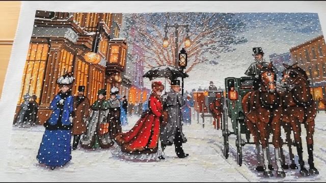 121# Изящный век с Алиэкспресс / копия Dimensions/Готовая работа /Вышивка крестиком смотреть онлайн