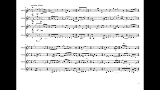 Lincolnshire Posy - Clarinet Quartet смотреть онлайн