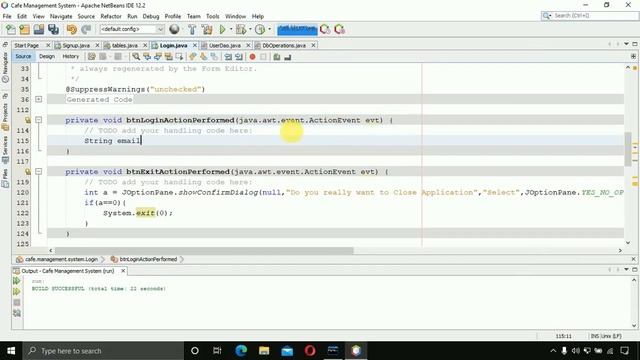 2. Cafe Management System in java - Login Page (JFrame, Mysql Database, Netbeans IDE) смотреть онлайн