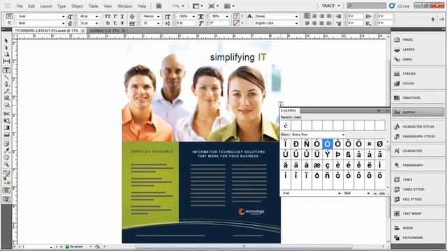 Adobe InDesign Tips : How to Insert Glyphs in InDesign смотреть онлайн