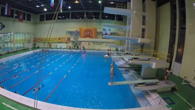 Прыжки в воду Олимпийская Деревня 17.03.2015 ч.2 смотреть онлайн