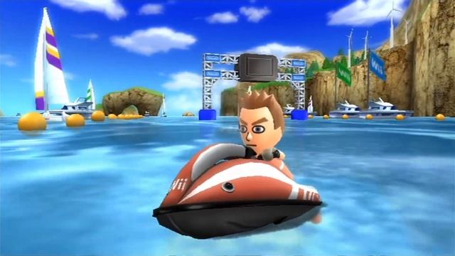 Wii Sports Resort - Power Cruising Slalom Course (All Courses) смотреть онлайн